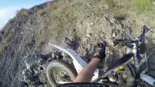 Insane Trial Sherco 290 Crash GoPro Full HD Hill Climb