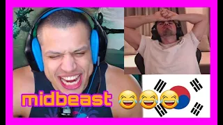 tyler1 met midbeast in korean solo Q and this what happened