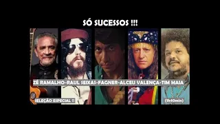 AS MELHORES!!! Zé Ramalho - Raul Seixas - Fagner - Alceu Valença - Tim Maia