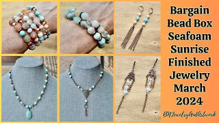 #bargainbeadbox #finishedjewelry using the Seafoam Sunrise Collection #jewelry #beads #viral