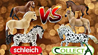 СРАВНИВАЕМ ПОРОДЫ ФИГУРОК РАЗНЫХ ФИРМ | Schleich VS Collecta