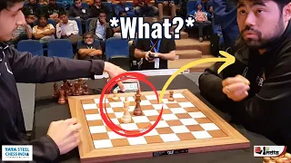 The famous illegal move by Vidit Gujrathi vs Hikaru Nakamura | Commentary by Sagar