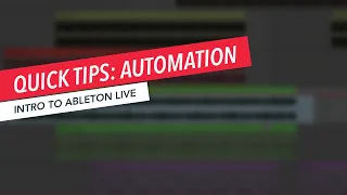 Ableton Live Quick Tips: Automation | Part 25/25 | Erin Barra