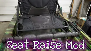 The Ascend 12t Kayak Build Ep. 1: Seat Raise Modification for Easier Fishing and Paddling