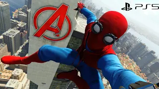 Spider-Men PS5 - Homemade Suit (4K 60FPS HDR) Free Roam Gameplay