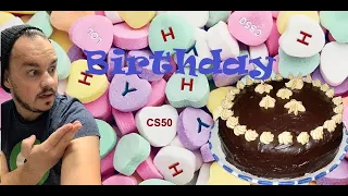 CS50 Birthday Solution