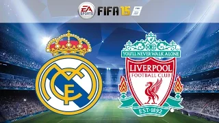 [FIFA 15] Real Madrid Vs. Liverpool All Goals & Highlights UEFA Champions League 22/10/2014