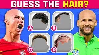 Guess the PLAYER by HAIR and SONGS | Ronaldo, Messi, Neymar, Haaland, Mbappe | Tiny Football