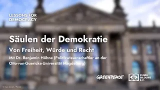 Lessons for Democracy | Säulen der Demokratie