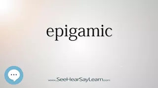 epigamic - Smart & Obscure English Words Defined 🗣🔊