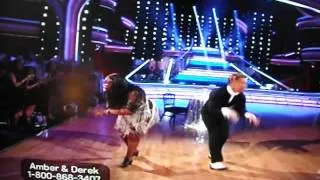 Amber Riley & Derek Hough dance Charleston on DWTS Finals 2013