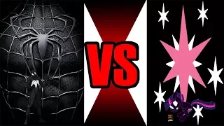 New Mugen [HD] - Symbiote Spiderman (1P) vs Nightmare Sparkle (1P)