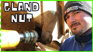 How To Remove Gland Nut -  Case 580K Backhoe (2021)