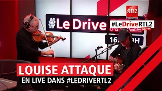 Louise attaque interprète "J't'emmène au vent" en live dans #LeDriveRTL2 (17/02/22)