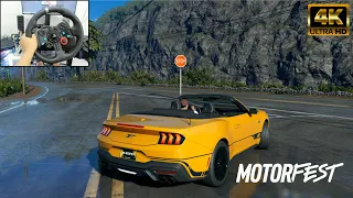 Ford Mustang GT Convertible 2024 | The Crew MotorFest | Logitech g29 gameplay