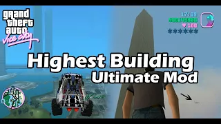 The Highest Building Gta Vice City | How to Fly Higher | Ultimate Vice City Mod