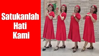 Satukanlah Hati Kami Line Dance (demo & count)