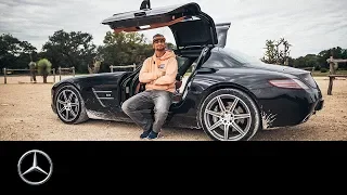 JP Kraemer unterwegs im SLS AMG: Der Sportwagen mit den Flügeltüren