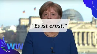 Coronavirus: TV-Ansprache von Kanzlerin Angela Merkel| WeltNews