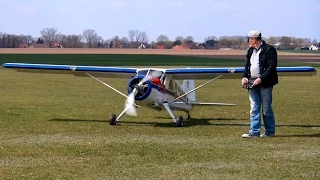 THE LARGEST XXXL RC SCALE 1:2,5 DHC-2 BEAVER MODEL PLANE 93 KG DEMO FLIGHT DMAX