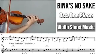 Binks No Sake - Ost. One Piece || Violin Sheet Music