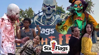 Best Six Flags Fright Fest Scares On Camera #halloween