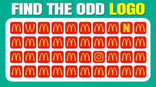 Find the ODD One Out - Logo & Junk Food Edition 🍔🍕🍩| Quizzer Odin