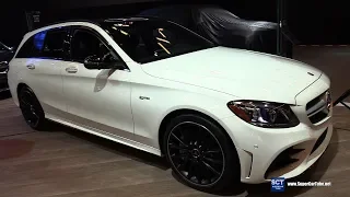 2019 Mercedes AMG C43 4Matic Wagon - Exterior and Interior Walkaround - 2019 Montreal Auto Show