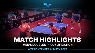Liu Yebo/Yan Sheng vs Xu Haidong/Liang Yanning | MD | WTT Contender Almaty 2022 (Qual)