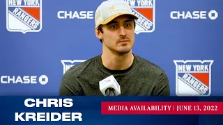 New York Rangers: Chris Kreider Media Availability | June 13, 2022