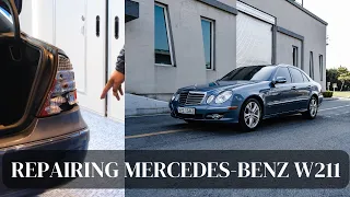 Fully Repairing Mercedes-Benz W211 E350 in 16 Minutes
