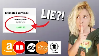 Did I Make $2,300 with TeePublic on My Break & How Print on Demand Youtubers are Lying to You