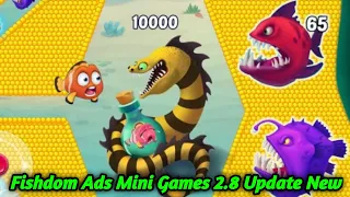 Fishdom Ads Mini Games 2.8 Update New | Hungry Fish | New update level Trailer video