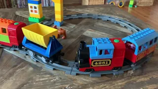 Ben & Max's Toy Time - Lego Duplo Train Set 10507 with extra track