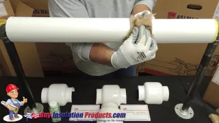 How to Insulate a Pipe Union with a PVC Union Cover