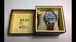 Timex & Redwing Waterbury 42mm Chronograph Watch Collaboration