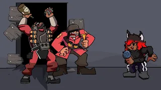 Friday Night Funkin'  Kitsu-Kaboom (Kaboom, but Demoman, Soldier, and Kitsu sing it) [OLD]