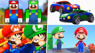 Evolution of Weird Mario & Luigi Cameos (1987 - 2022)