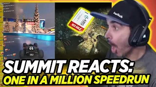 Summit1g reacts to ONE in a MILLION Speedrun & Calls out LVNDMARK!