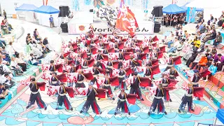 [4K] 香川大学よさこい連風華　大阪ベイエリア祭Worldあぽろん 2024