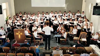 Песня "Мы пилигримы" Сводный молодёжный хор 2019.