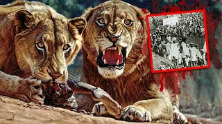 The HORRIFIC 135+ DEATH Massacre - The Tsavo MANEATERS Lions