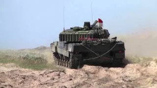 Leopard 2A5DK firing