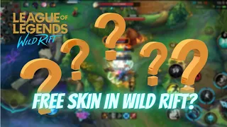 HOW TO GET A FREE SKIN IN WILD RIFT?!