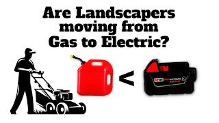 Are Landscapers moving from GAS TO ELECTRIC? #tools #gas #toolracktv