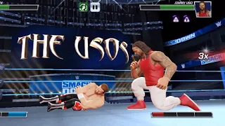 WWE Mayhem Game | Sami Zayn vs Jimmy Uso Match | SmackDown