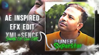 Puneet Superstar ❤️🌈EFX Edit Alight Motion Preset And Xml🔐(60fps)||Ae Inspired🔥||°•Badass Simp Edit