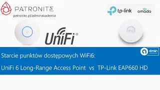 Starcie punktów dostępowych WiFi6: UniFi 6 Long-Range Access Point  vs  TP-Link EAP660 HD