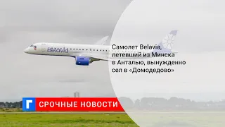 Самолет Belavia, летевший из Минска в Анталью, вынужденно сел в «Домодедово»