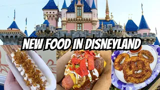 I TRIED ALL OF THE NEW FOOD IN DISNEYLAND